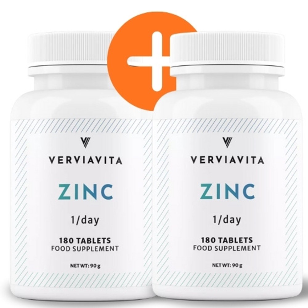 Verviavita Zinc 180 tableta 1+1GRATIS