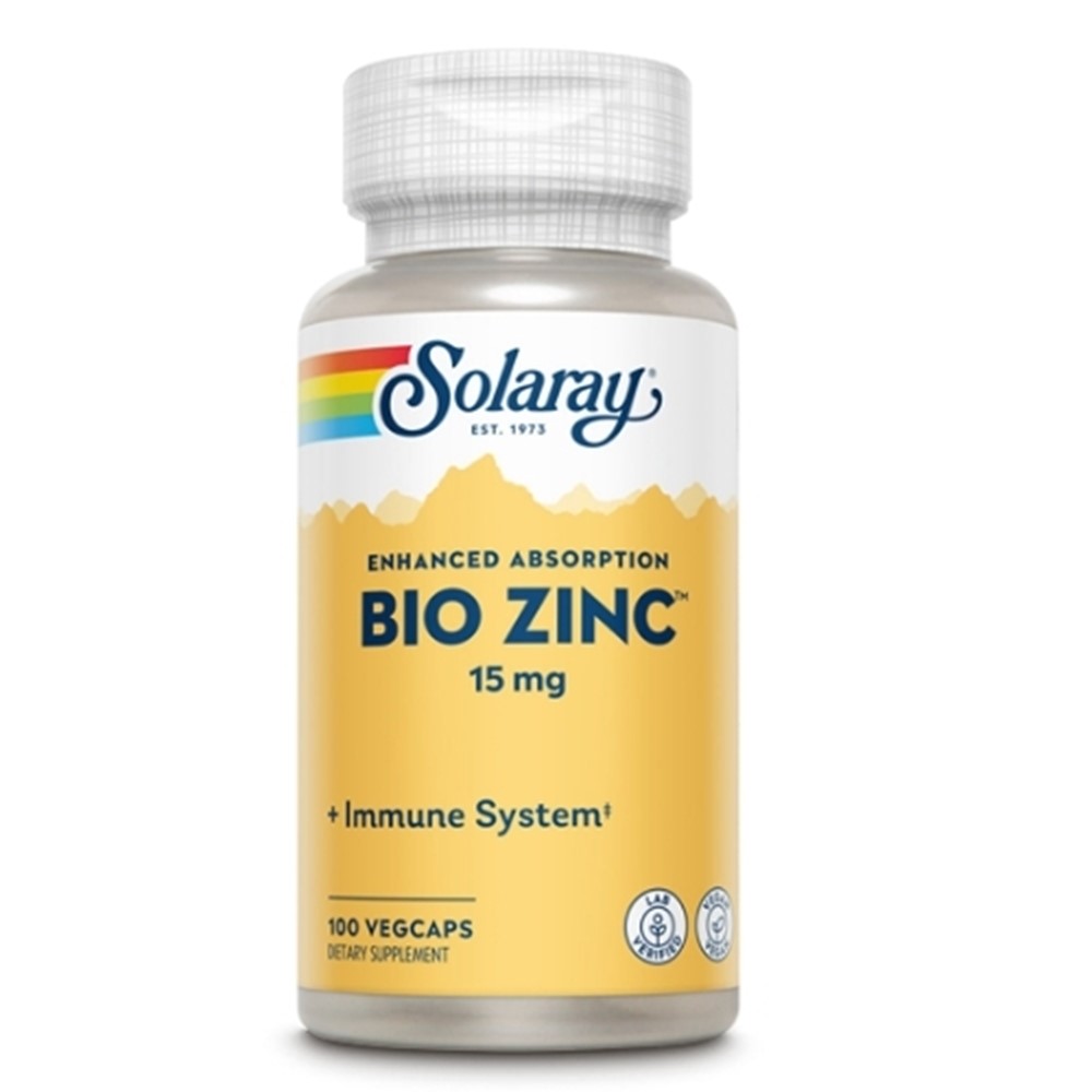 Solaray Bio Cink 15 mg 100 kapsula