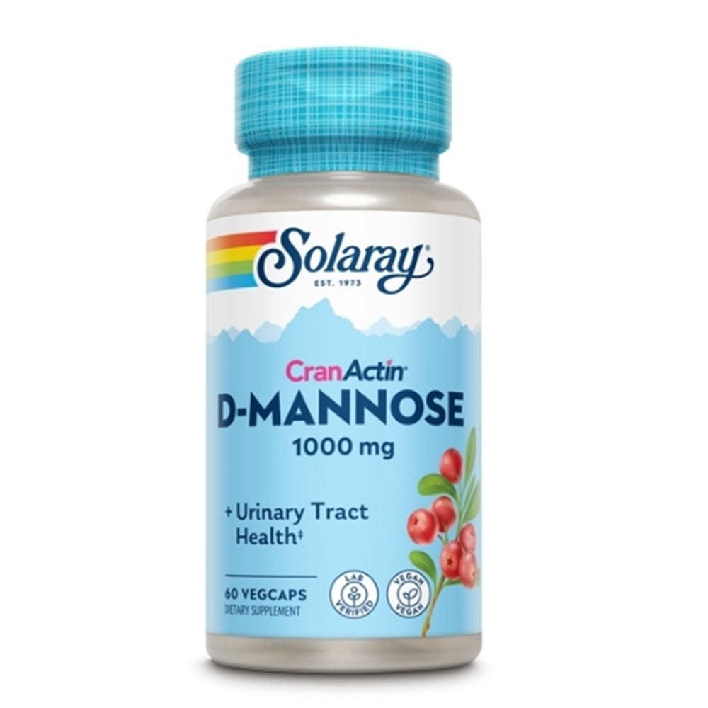 Solaray Brusnica D-Manoza 1000 mg 60 kapsula
