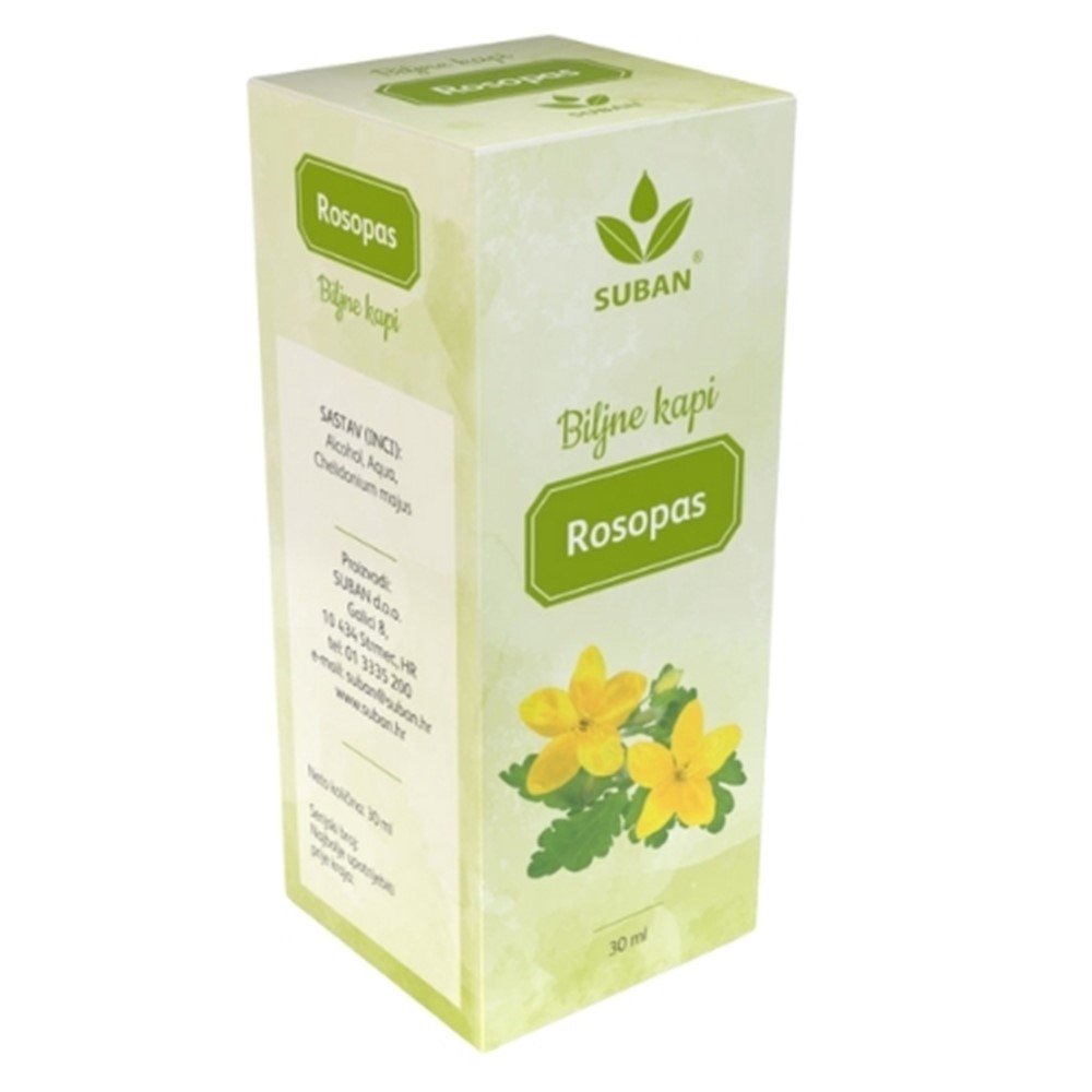 Suban Rosopas bilje kapi 30 ml